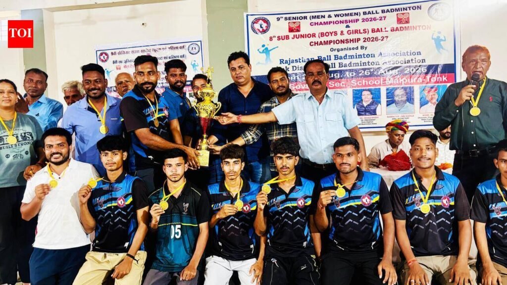 Rajasthan Ball Badminton Championship: Jaipur’s sub-junior girls team becomes runners-up; Churu, Karauli emerge champions | Jaipur News