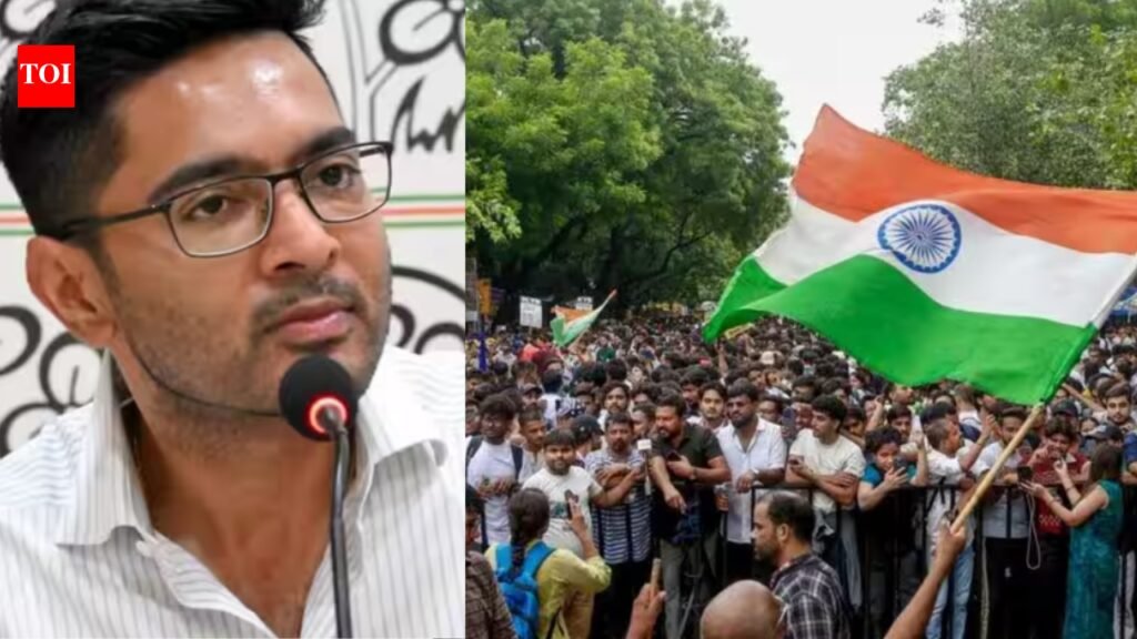 ‘Students forced Delhi zamindars to bow’: Abhishek Banerjee takes dig at Centre over CJP protest | Kolkata News