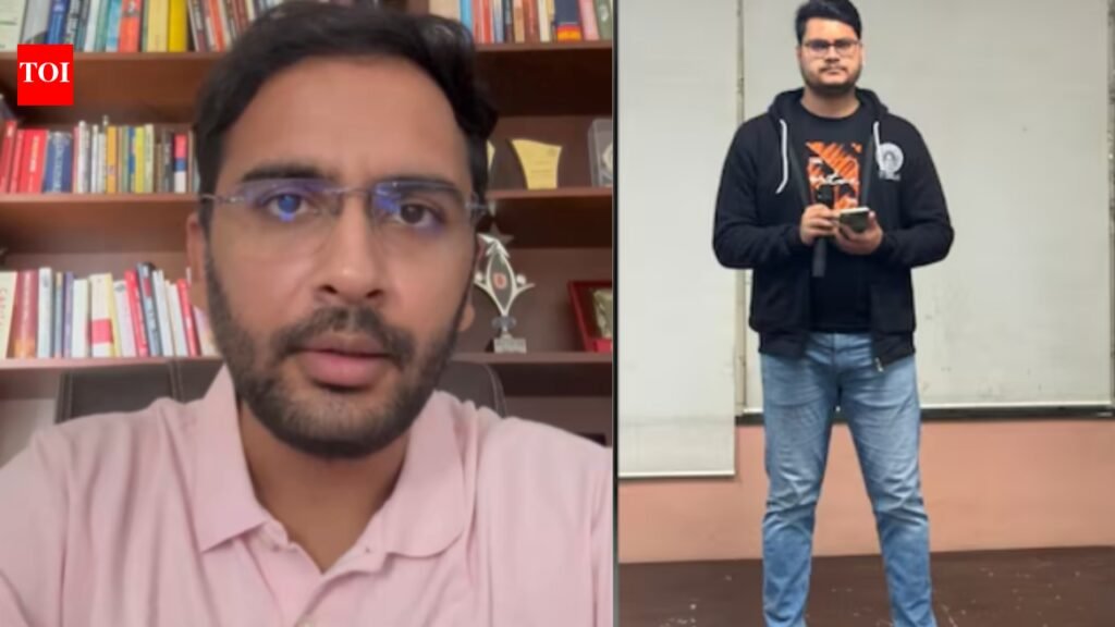 IIT-D student suicide: Ashutosh Ranka expresses anger over Rishikesh’s death, flags mental health support | Delhi News