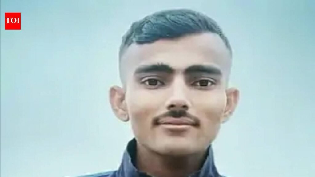 Agniveer soldier drowns in water tank while on leave | Jaipur News
