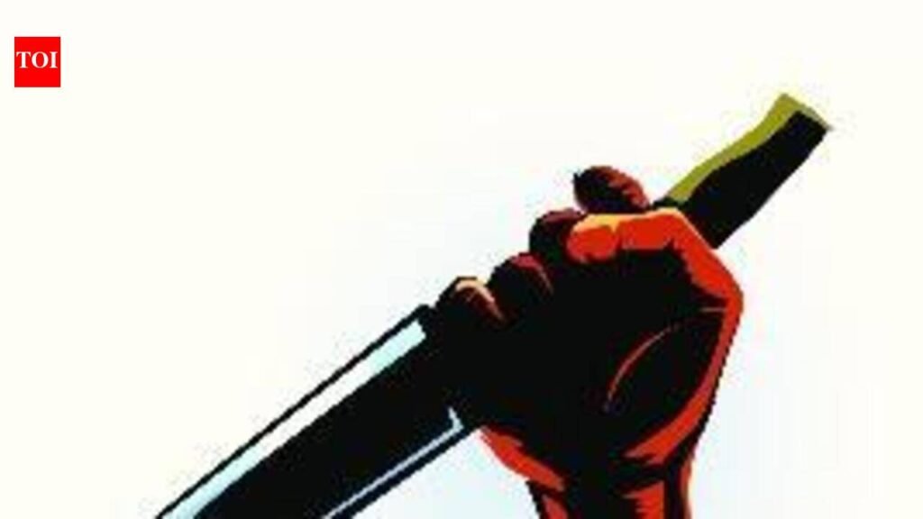 Two attack man with knife | Nagpur News