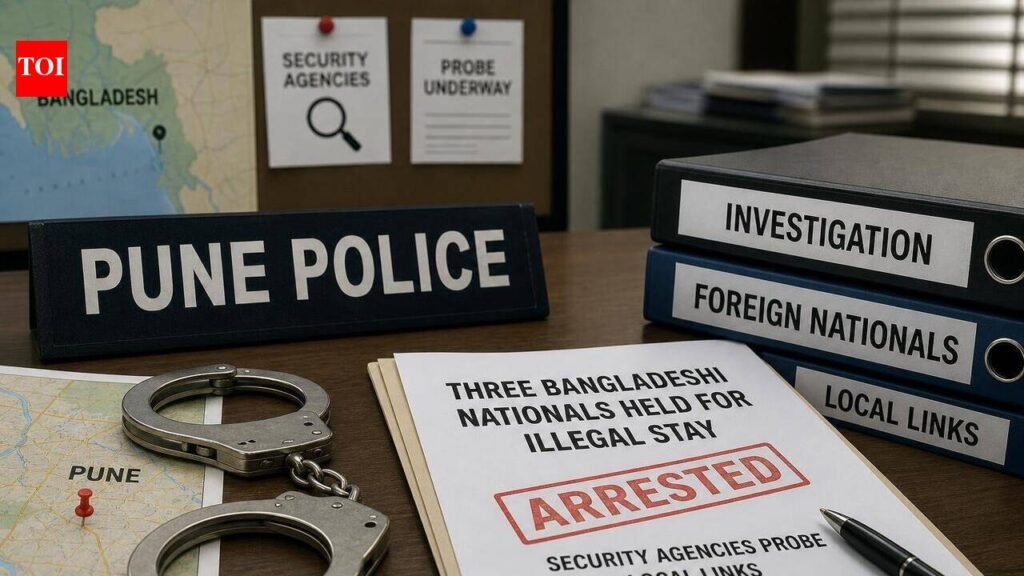 Three Bangladeshi nationals held in Pune for illegal stay; security agencies probe local links | Pune News