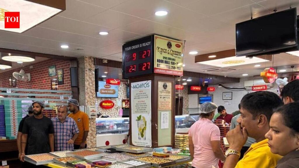 Gleaming counter, grimy kitchen: What lies behind the tempting kebabs, sweet food counters | Noida News