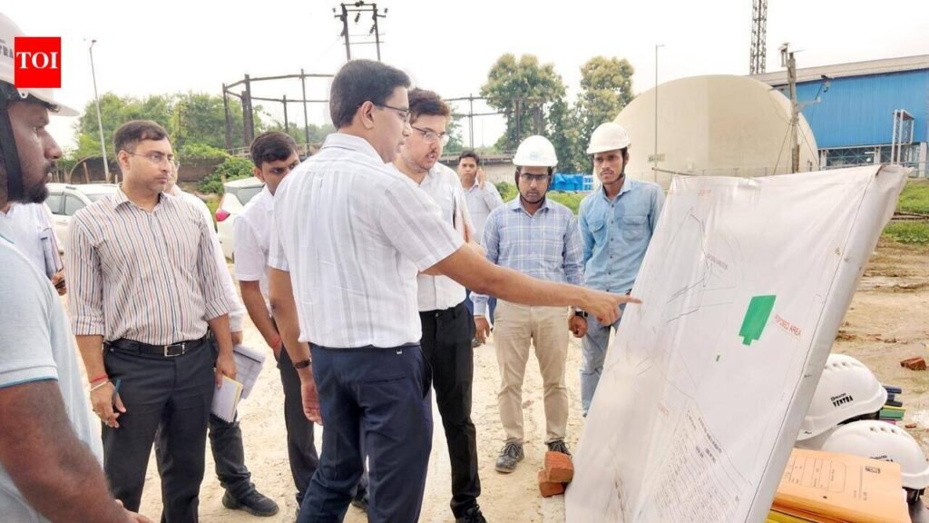Only 20% work done on Naini Water Plant, commissioner seeks action against supervisors | Prayagraj News