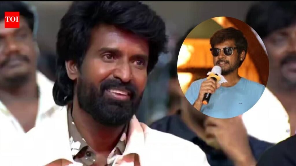 Soori: ‘Once upon a time, I saw you hanging from a rope and painting on a wall’: Soori tears up as Pa. Vijay recalls his early struggles and celebrates his rise at ‘Mandaadi’ audio launch | Tamil Movie News