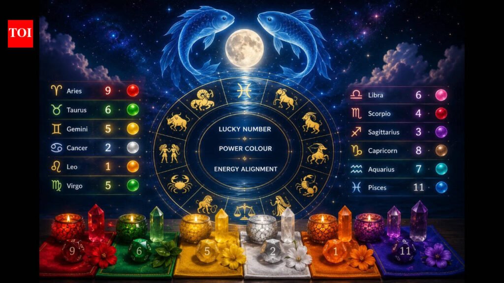 Lucky Number and Colour Today, 30 August, 2026: Check your zodiac sign’s lucky number, power colour, and energy alignment under the wise Pisces Lunar Transit