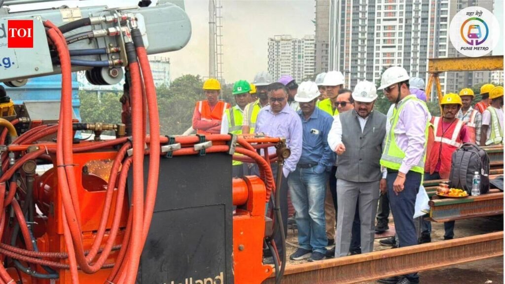 Maha Metro fast-tracks PCMC-Nigdi extension; track laying and electrical works begin | Pune News