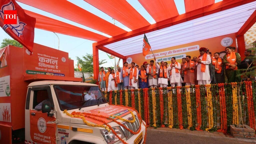 BJP faces protests over ticket distribution as Raj civic polls near | Jaipur News
