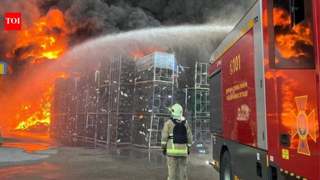 Russia strike on Kyiv ammunition depot kills 38 in year’s deadliest attack as Zelenskyy blames officials