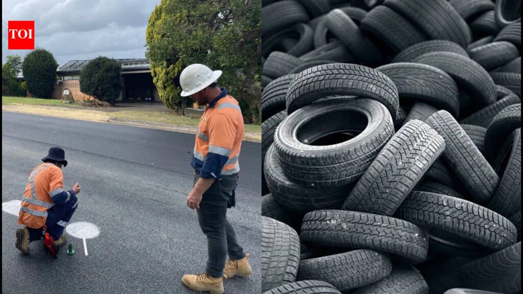 In 2015, Queensland began turning end-of-life tyres into road material; over the next decade 2.4 million tyres were kept out of landfill as crumb rubber was blended into asphalt and road seals