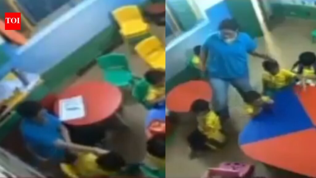 Delhi playschool horror: Boy tied to chair, kicked, abused; govt starts sealing process | Delhi News