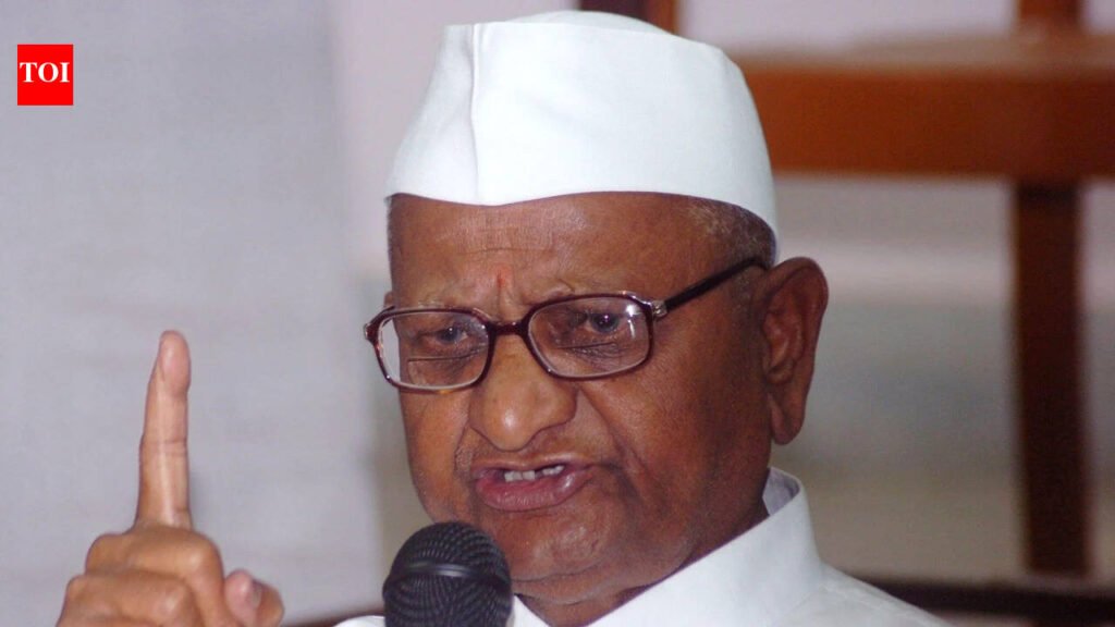 Social activist Anna Hazare admitted to hospital in Mumbai | India News