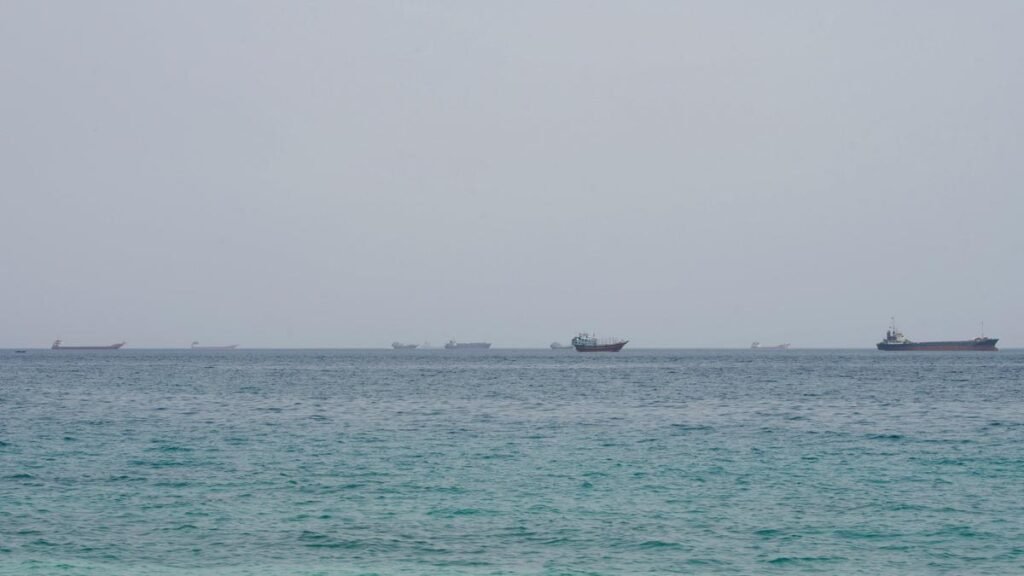 U.S. helicopter fired on ship that tried to break Iran ports blockade