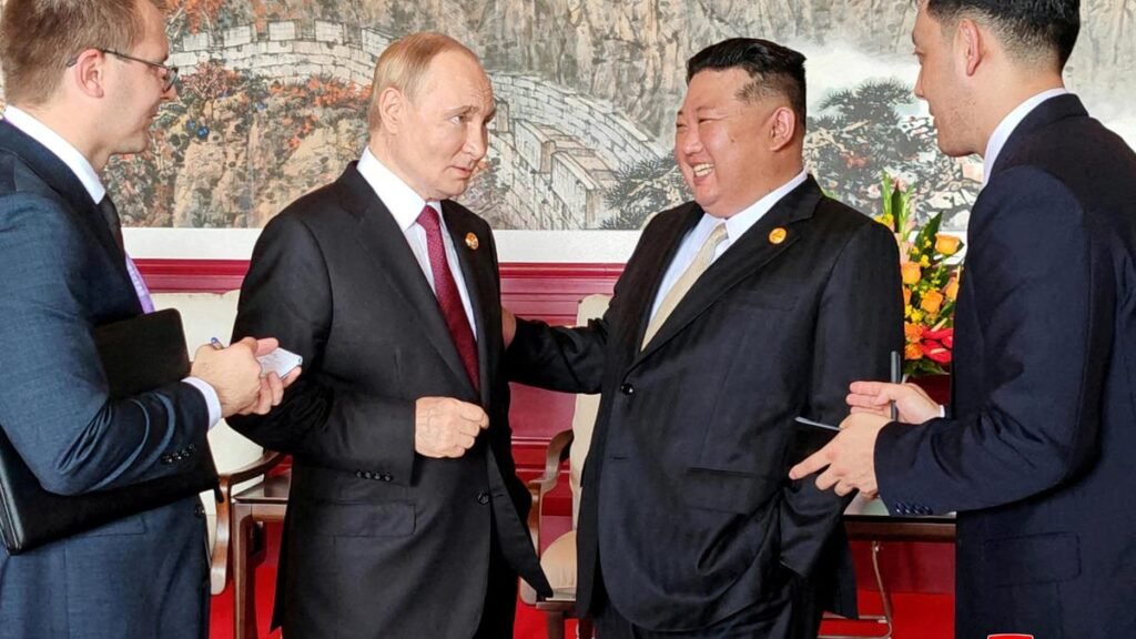 North Korea’s Kim, Russia’s Putin reaffirm ties on Korean Liberation Day