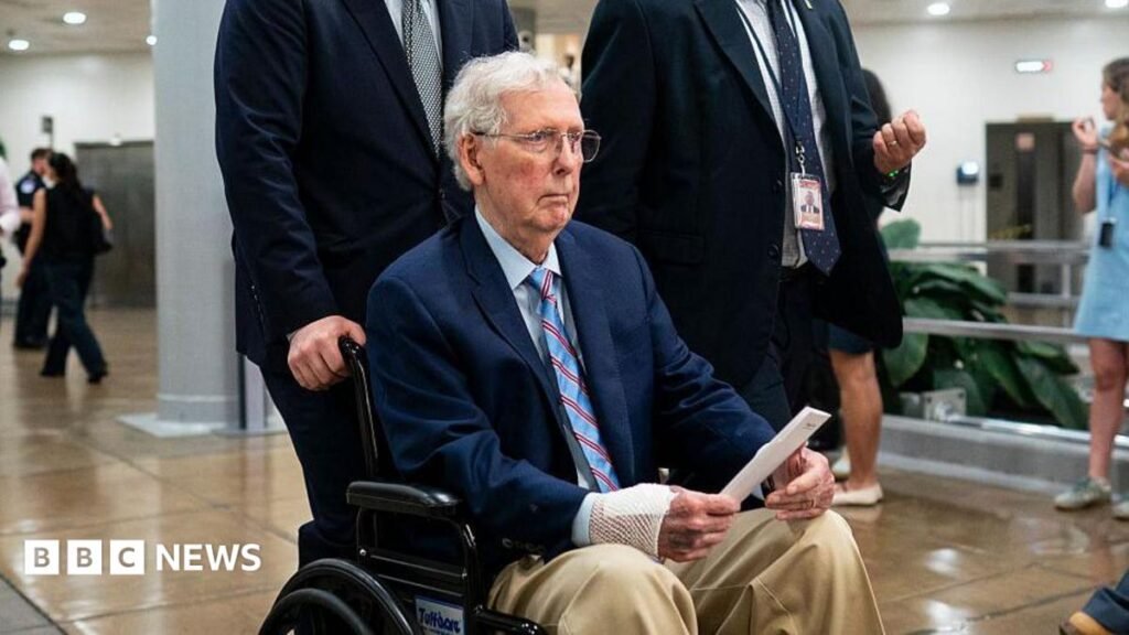 Mitch McConnell discharged from rehab and returning home