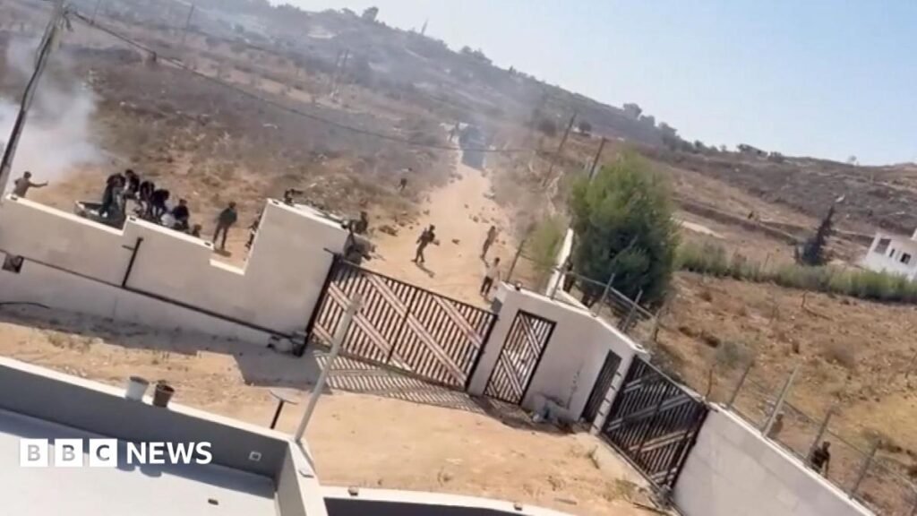Israeli settlers besieging Palestinian families in West Bank village
