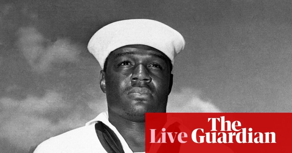 Doris Miller’s family ‘shocked’ by Navy’s reported consideration of honoring Trump instead of black war hero – live | US politics