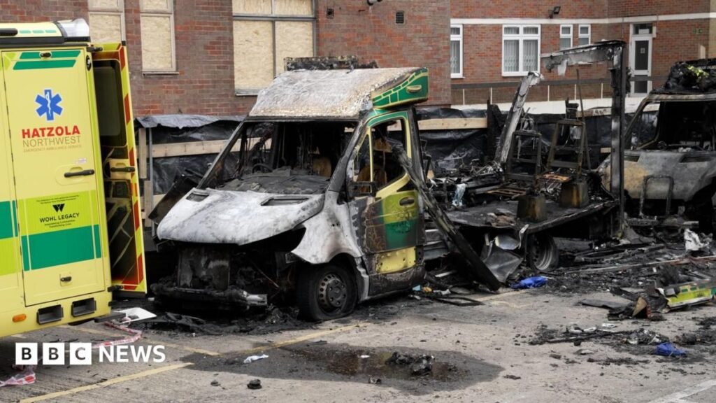 Golders Green: Four admit arson attack on Jewish ambulances