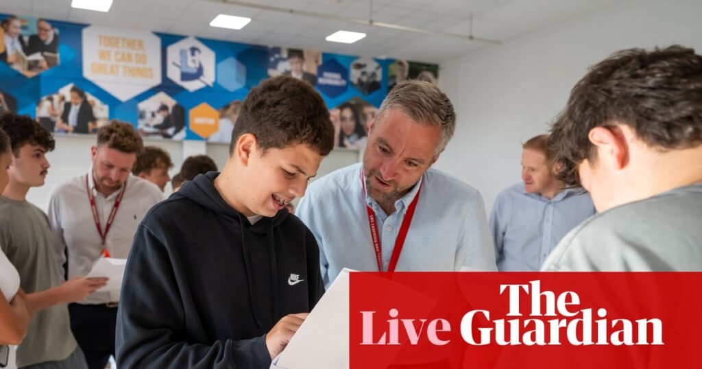 GCSE results: hundreds of thousands of pupils across England, Wales and Northern Ireland receive grades – latest updates | GCSEs