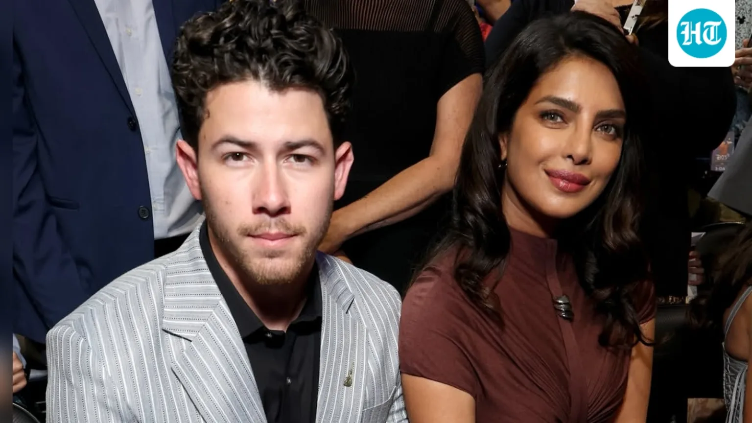 Priyanka Chopra at 44 serves demure glam in a chocolate brown dress for date night with Nick Jonas at LA event: Pics