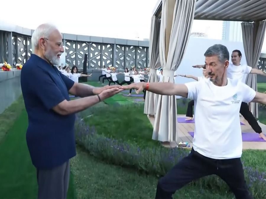 PM Modi attends Yoga programme in Tashkent, shares glimpses from Uzbekistan visit