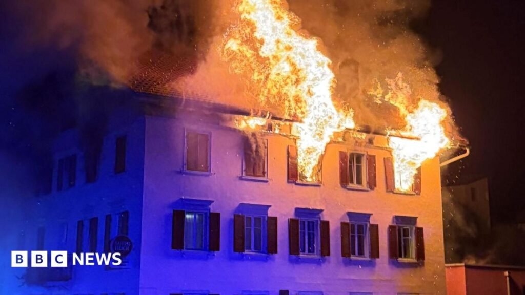 Five missing after fire in Alpine town in Switzerland