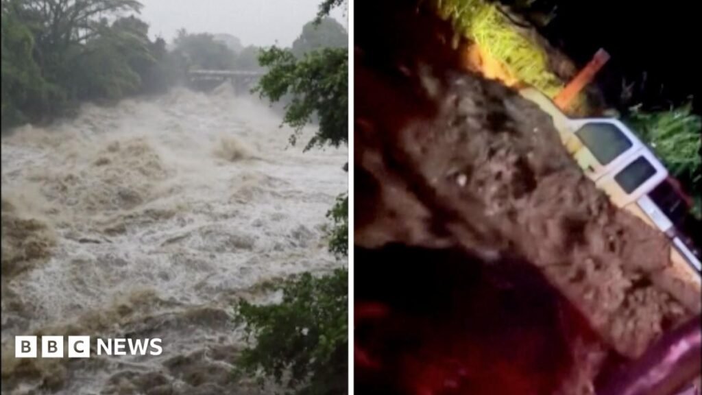 Watch: Flood sweeps vehicle away in Hawaii after Hurricane Lala