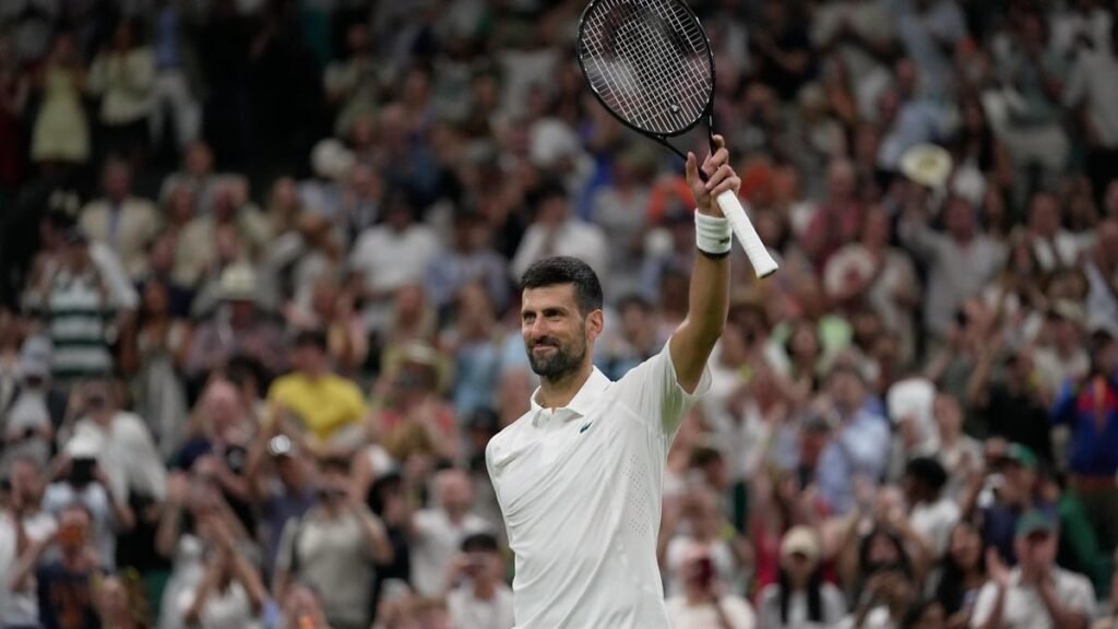 Wimbledon 2026 | No chinks in Djokovic’s armour, rolls over Tsitsipas to reach third round