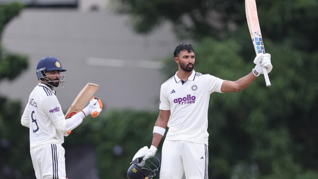 Padikkal seals No. 3 spot with stylish hundred as Jaiswal, Pant fail