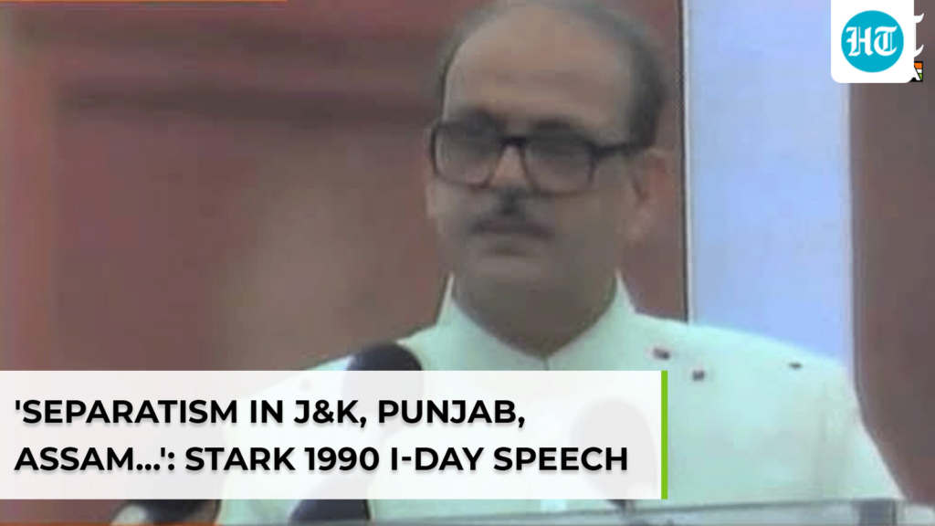‘Separatism In Kashmir, Punjab, Assam…’: In 1990 Independence Day speech, Then-PM VP Singh’s warning