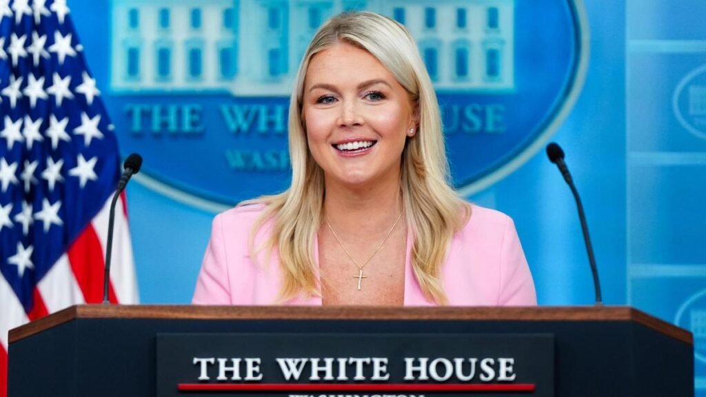 White House press secretary Karoline Leavitt, youngest person to hold role, to leave at month’s end