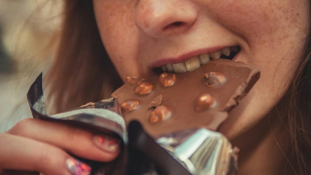 Why do we feel a slightly bitter aftertaste after having sugary foods?