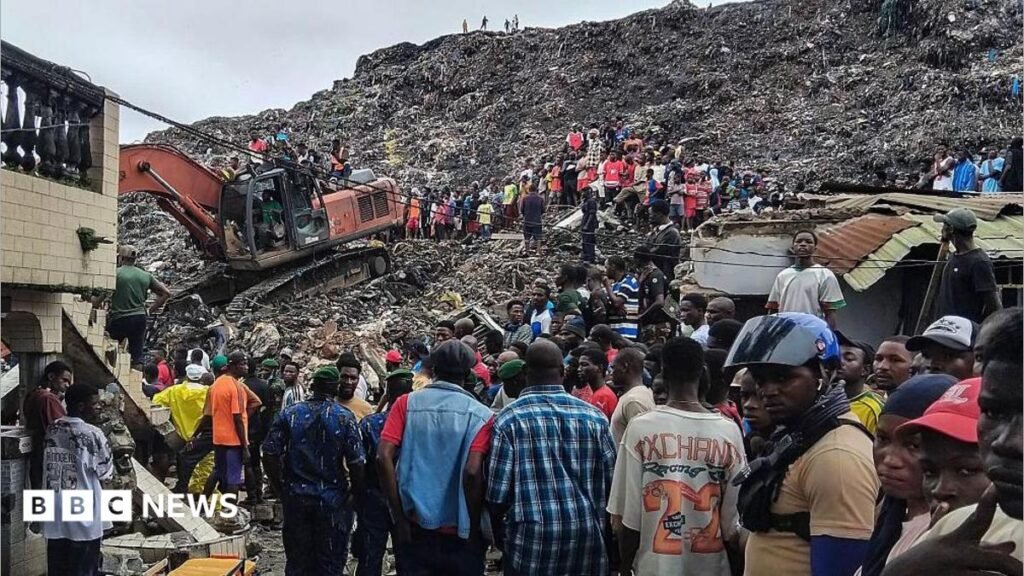 Guinea rubbish landfill collapse kills 30 in Conakry