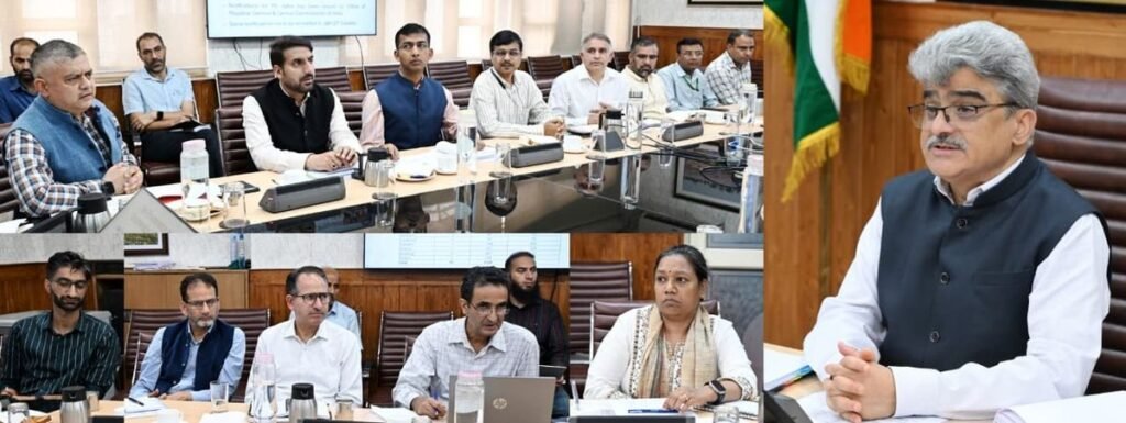 CS sets in motion Population Enumeration Phase of Census-2027 in snow-bound areas of J&K