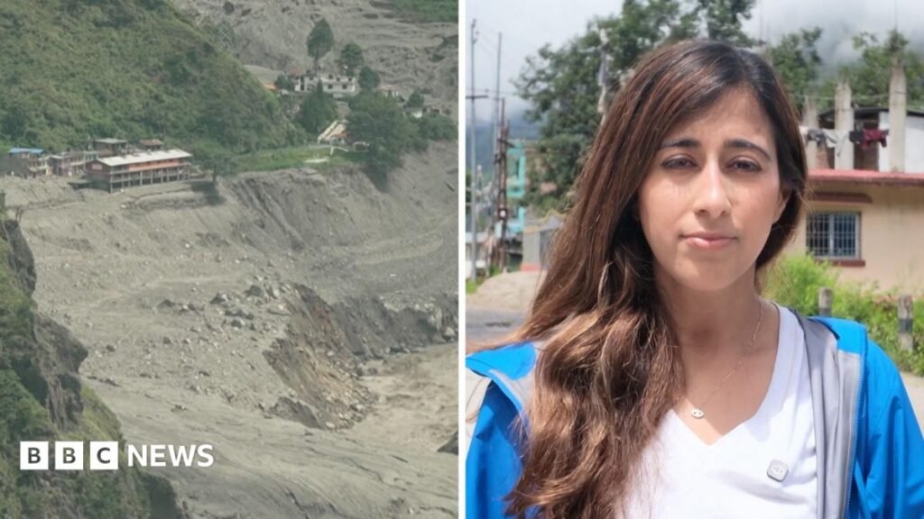 Once a village, now barren land – BBC in valley devastated by floods