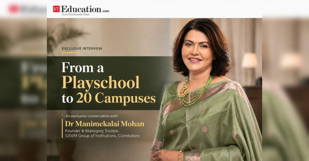 Dr Manimekalai Mohan on building SSVM without losing the purpose, ETEducation
