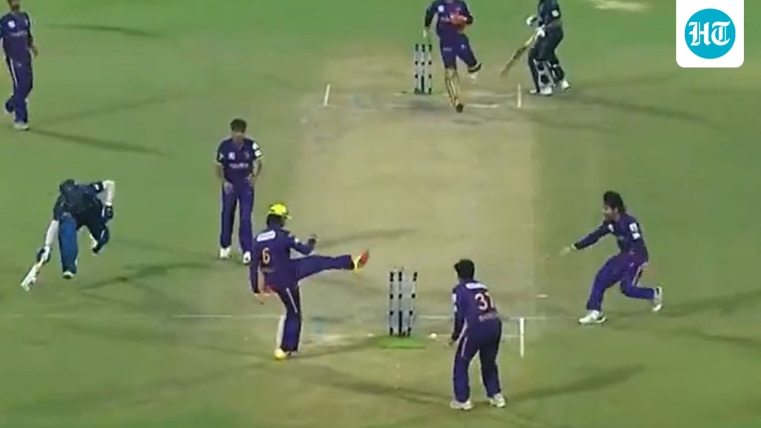 Misfield, frustration, miracle: Himmat Singh’s accidental kick creates bizarre last-ball run-out in wild DPL thriller
