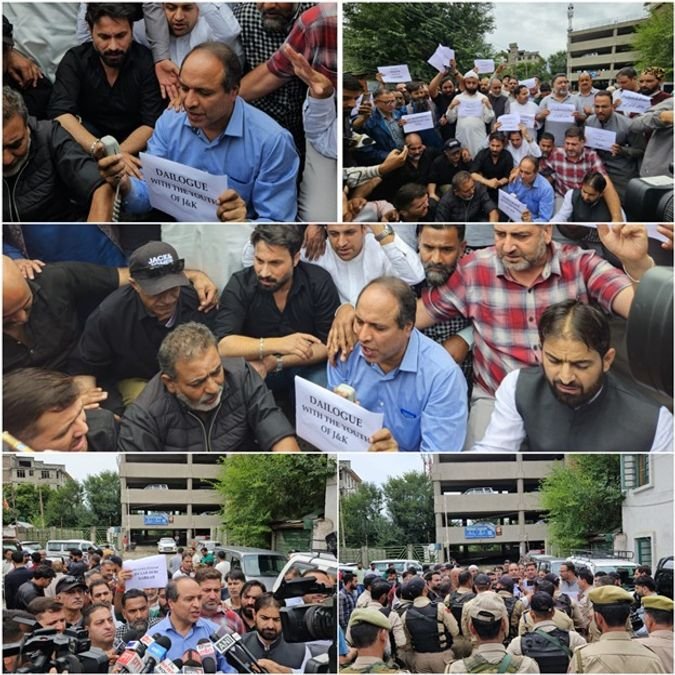 Apni Party protests Govt ‘failures’ in Srinagar