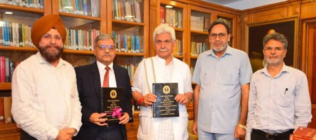 JKPSC submits 67th Annual Report for 2025-26 to LG Sinha