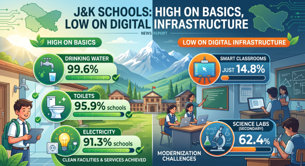 High on basics, low on digital infrastructure