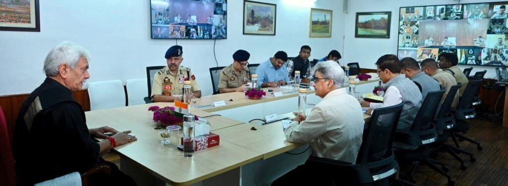 LG Sinha orders SOP review to protect outside J&K labourers