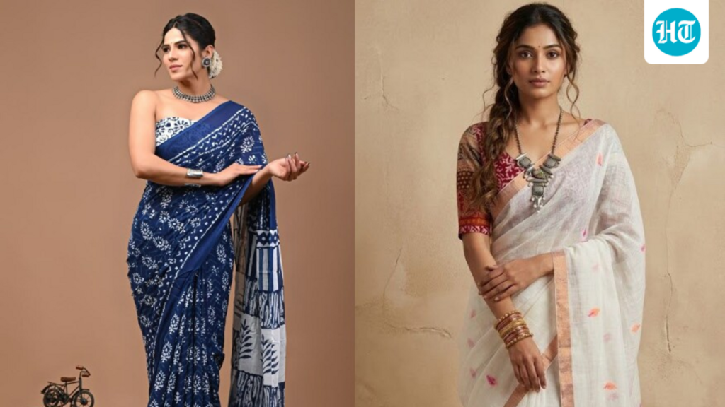 Cotton vs Linen Sarees: Which fabric is actually better for the rainy season?