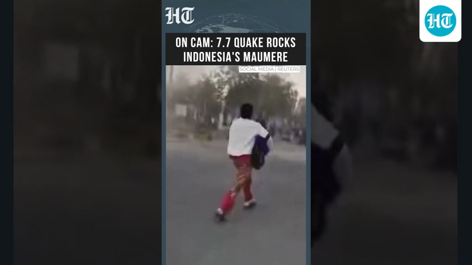 On Cam: Powerful 7.7 Earthquake Rocks Indonesia’s Maumere, Triggering Panic