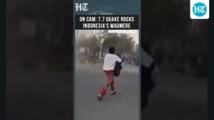 On Cam: Powerful 7.7 Earthquake Rocks Indonesia’s Maumere, Triggering Panic
