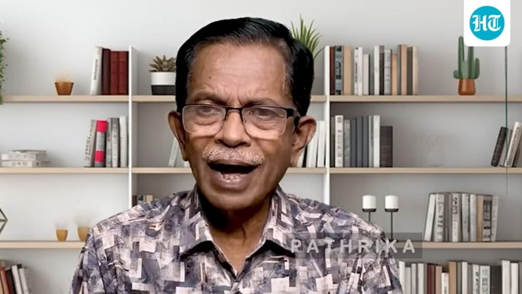 Right-wing commentator Mohandas taken into custody over remarks on NEET protest
