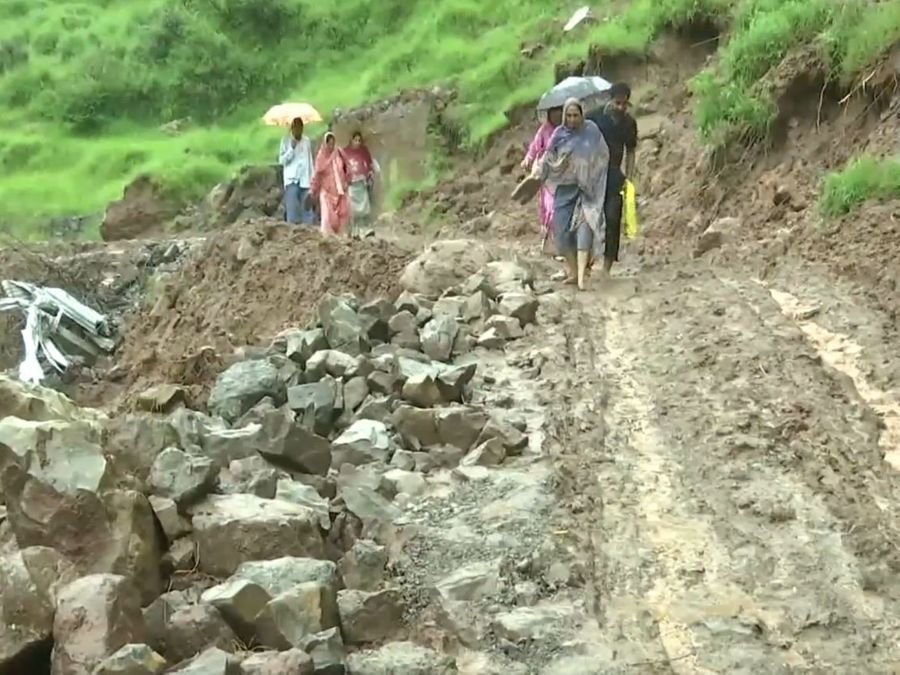 Rainfall causes extensive damage to roads, public infrastructure in J-K’s Rajouri, restoration work underway