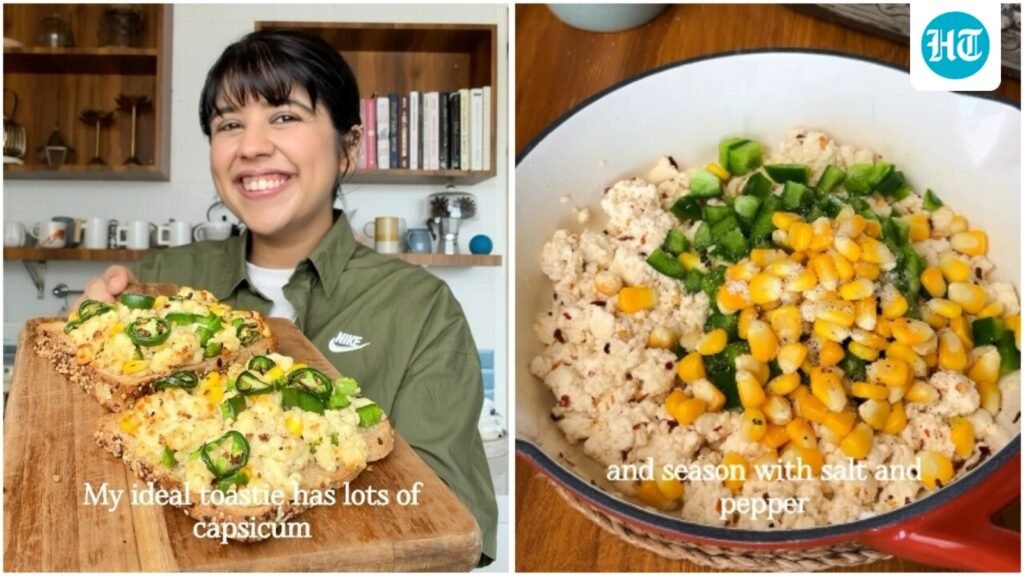 Want a healthy, protein-rich snack? Try this corn and jalapeno toastie recipe which takes 5 minutes in an air fryer