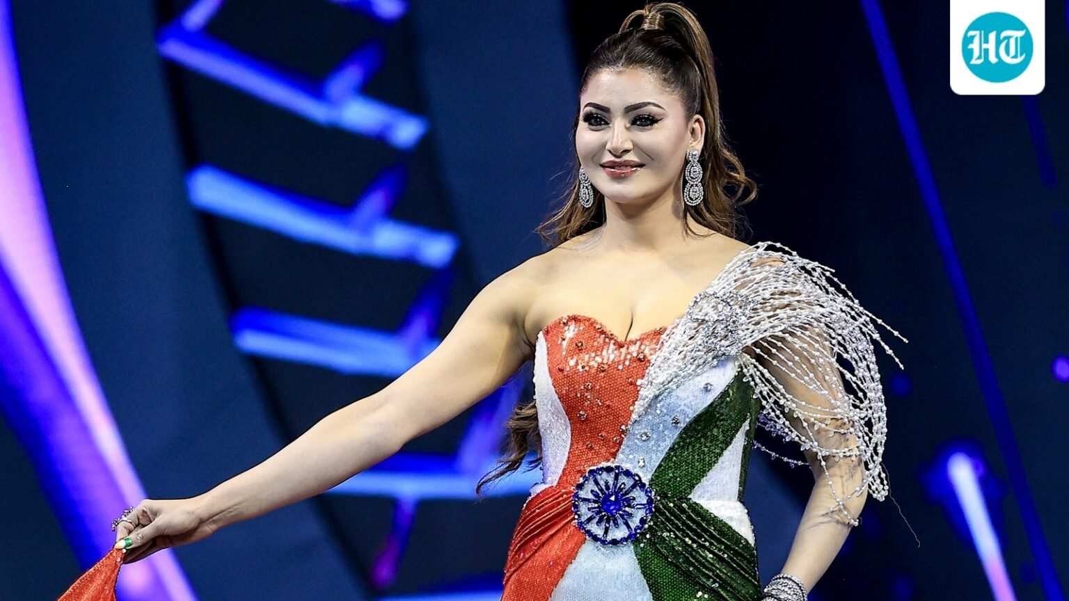 Urvashi Rautela says her tricolor-inspired gown at the Miss Universe India event took 3 months to make