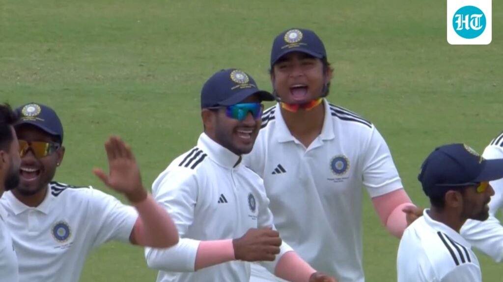 Vaibhav Sooryavanshi takes DRS call despite doubt, erupts after gamble pays off in Duleep Trophy match