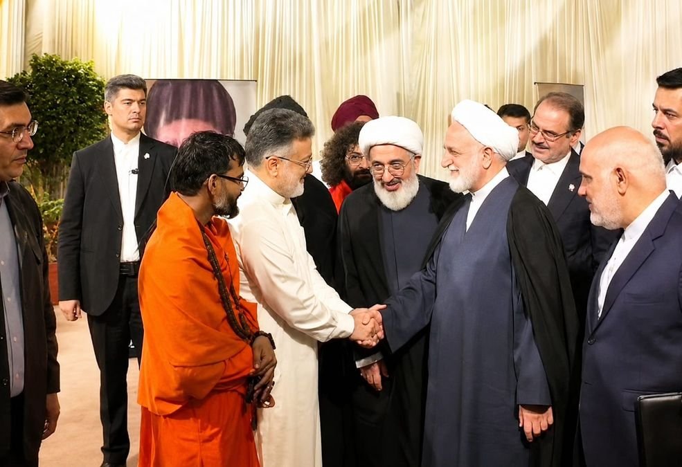 Molvi Imran Ansari Meets Iranian Chief Justice Ayatollah Gholam-Hossein Mohseni-Eje’i in New Delhi